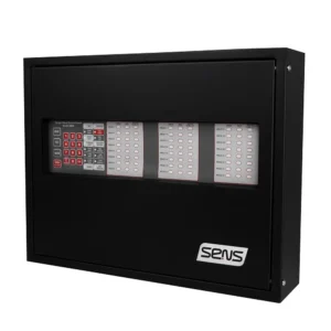 M9-CCP-216 16-zone conventional control panel left perspective