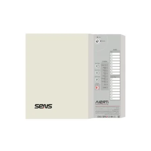 SENS Alerti M7-CCP-202 2-zone conventional fire alarm control panel, front view