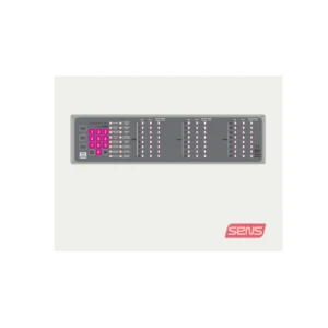 SENS MC5 M5-CCP-206 6-zone conventional fire alarm control panel, front view