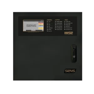 SENS WISE W1-ACP-308 8-loop addressable fire alarm control panel, front view